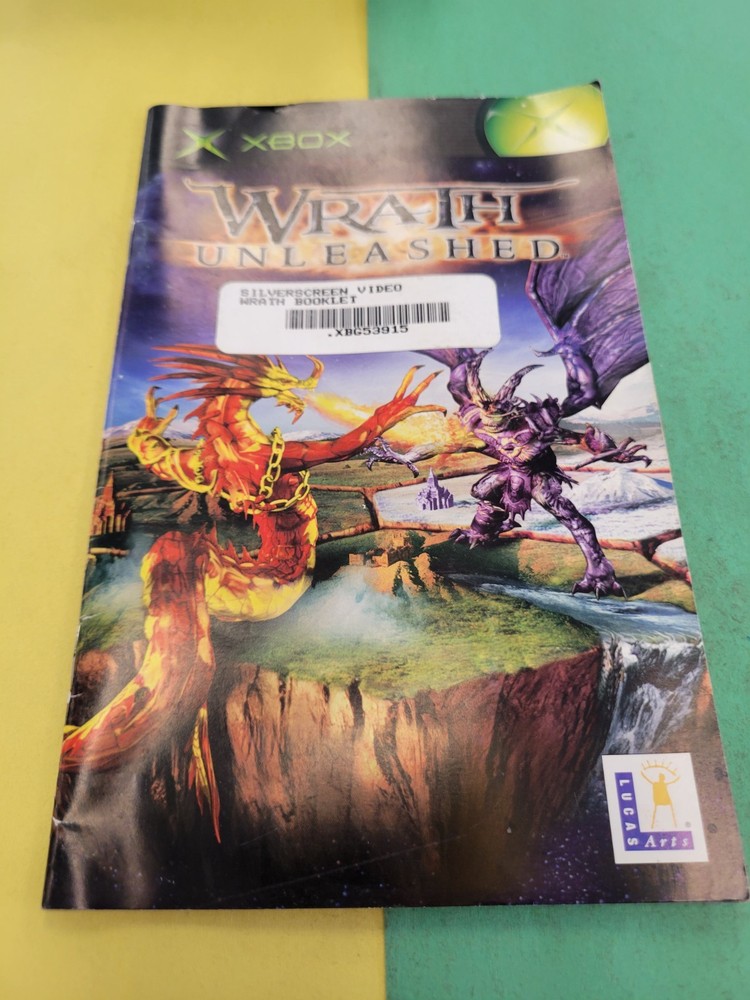 Wraith Unleashed Microsoft XBOX Instruction Manual Only