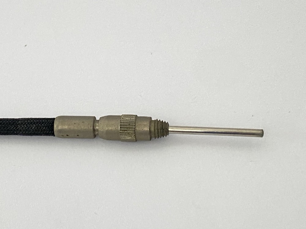 VINTAGE PRONTOR 40" SCREW LOCKING CLOTH CLAD SHUTTER RELEASE CABLE *WORKING*