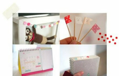 Wrapables Decorative Patterns Masking Sticker Set, Basic