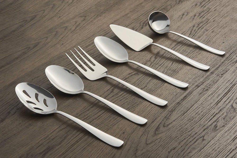Silversmiths Bourne Mirror Oversized 6Pc Set Silver