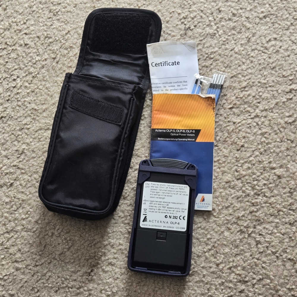 JDSU/Acterna OLP-6 Handheld Optical Power Meter with 2.5 mm TIP