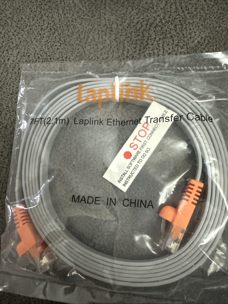 7FT Laplink PC mover Ethernet High-Speed Transfer Cable