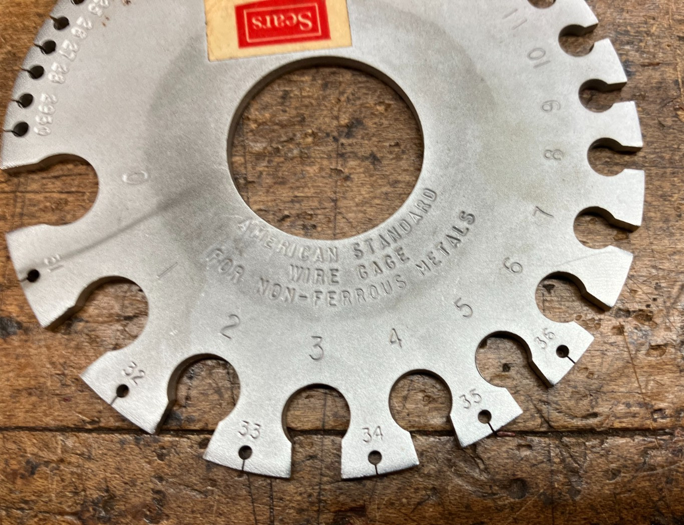 1972 Craftsman American Standard Wire Gauge 4023