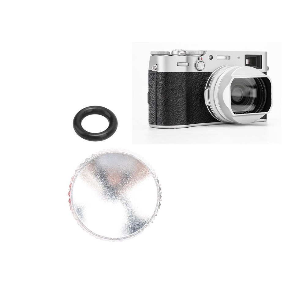 Silver Concave Shutter Release Button For Olympus For Leica For Canon Camera q