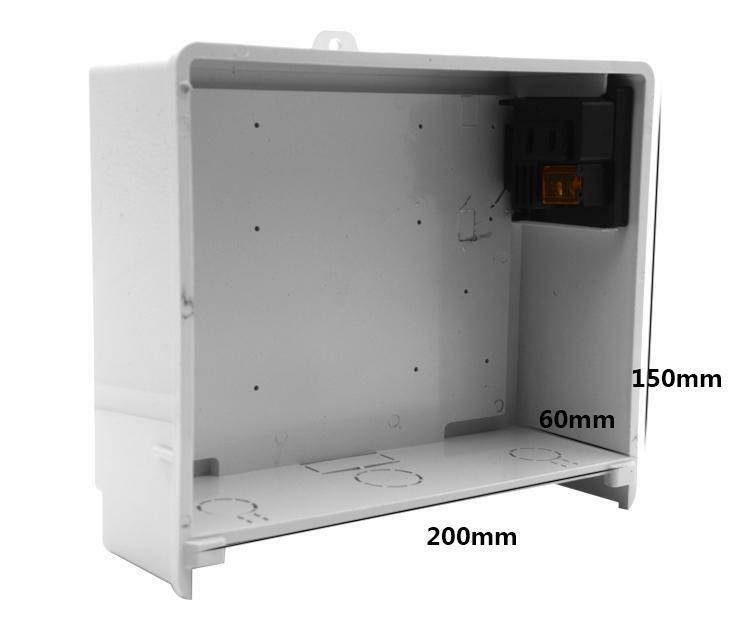 Waterproof Plastic Outdoor ABS Wall Electric Switch Box Enclosure With Socket