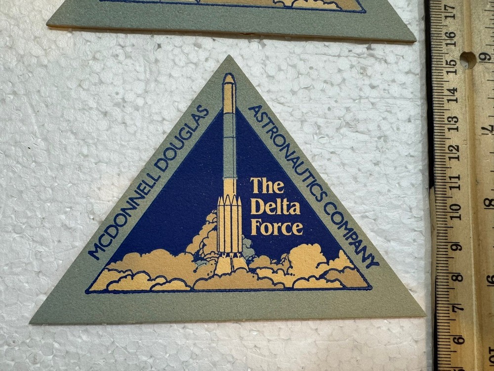 vintage mcdonnell douglas - The Delta Force Rocket Beverage Coaster