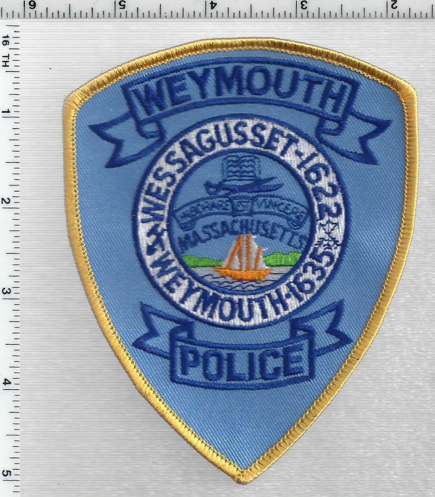 Weymouth Police (Massachusetts) 4th Issue Shoulder Patch