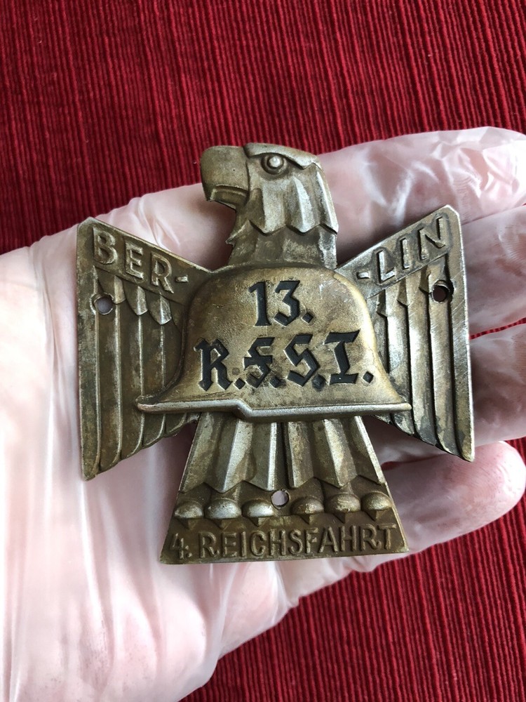 W W Era German Badge Shield