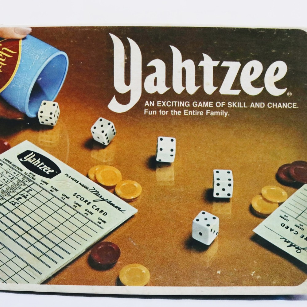 Vintage Game Yahtzee 1975