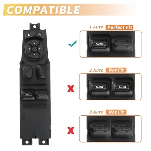 Front Left Driver Side Power Window Switch for Dodge Dakota Window Control