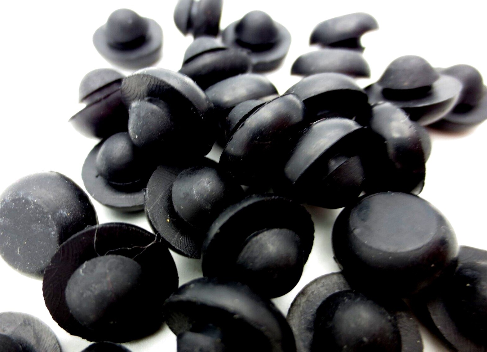 1/4" Hole Fit Rubber Grommet Bumper Push-In For 1/4" Hole 1/16" Panel - Durable!