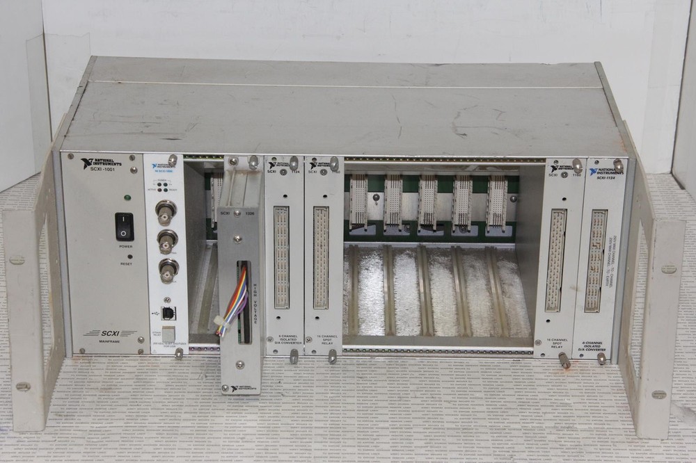 NATIONAL INSTRUMENTS SCXI-1001 Mainframe with 6 Modules