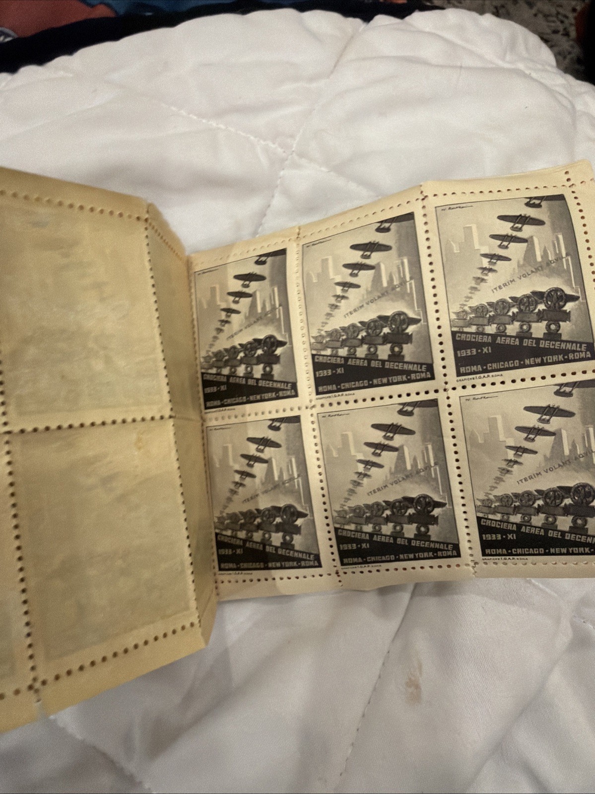 BALBO FLIGHT 1933 THE RARE ORIGINAL COMPLETE BOOKLET