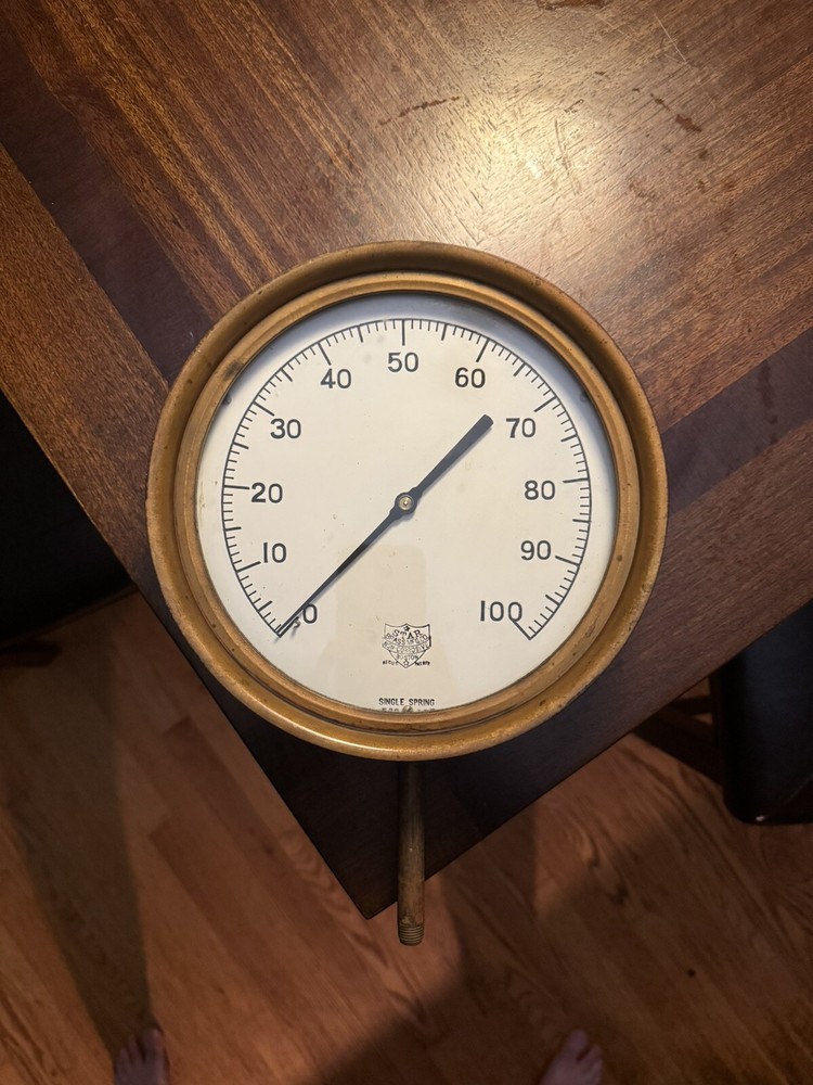 STAR BRASS MFG.CO Single Spring Gauge