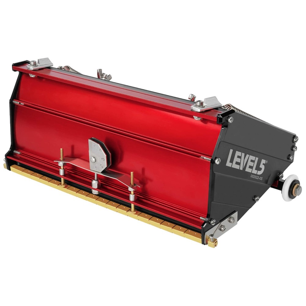 LEVEL5 Drywall Tools 10" MEGA Flat Box w/ 40" - 62" Extension Handle | 4-576