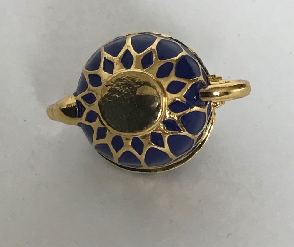Itty Bitty Teapot Pendant which Opens, Hinged Lid