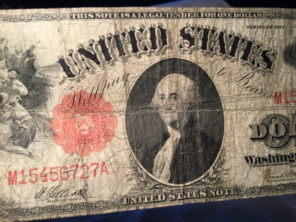 Series 1917 $1 Dollar Bill