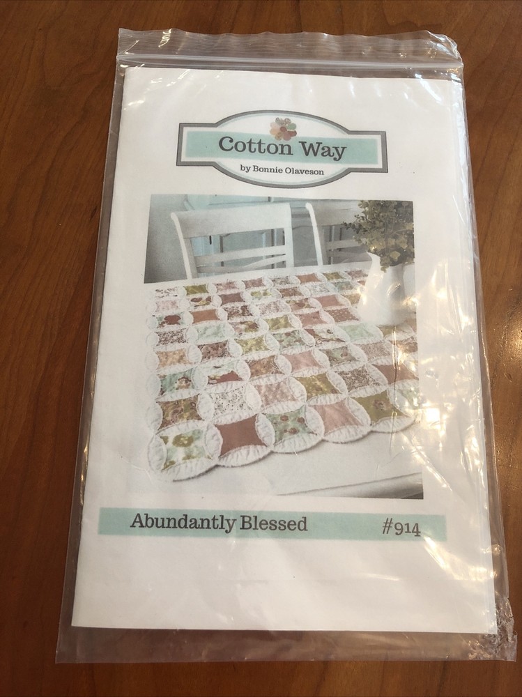 Abundantly Blessed Table Topper Pattern By Cotton Way