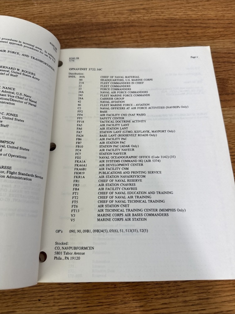 FAA TERPS Manual – Terminal Instrument Procedures Dot 1976 3rd Edition