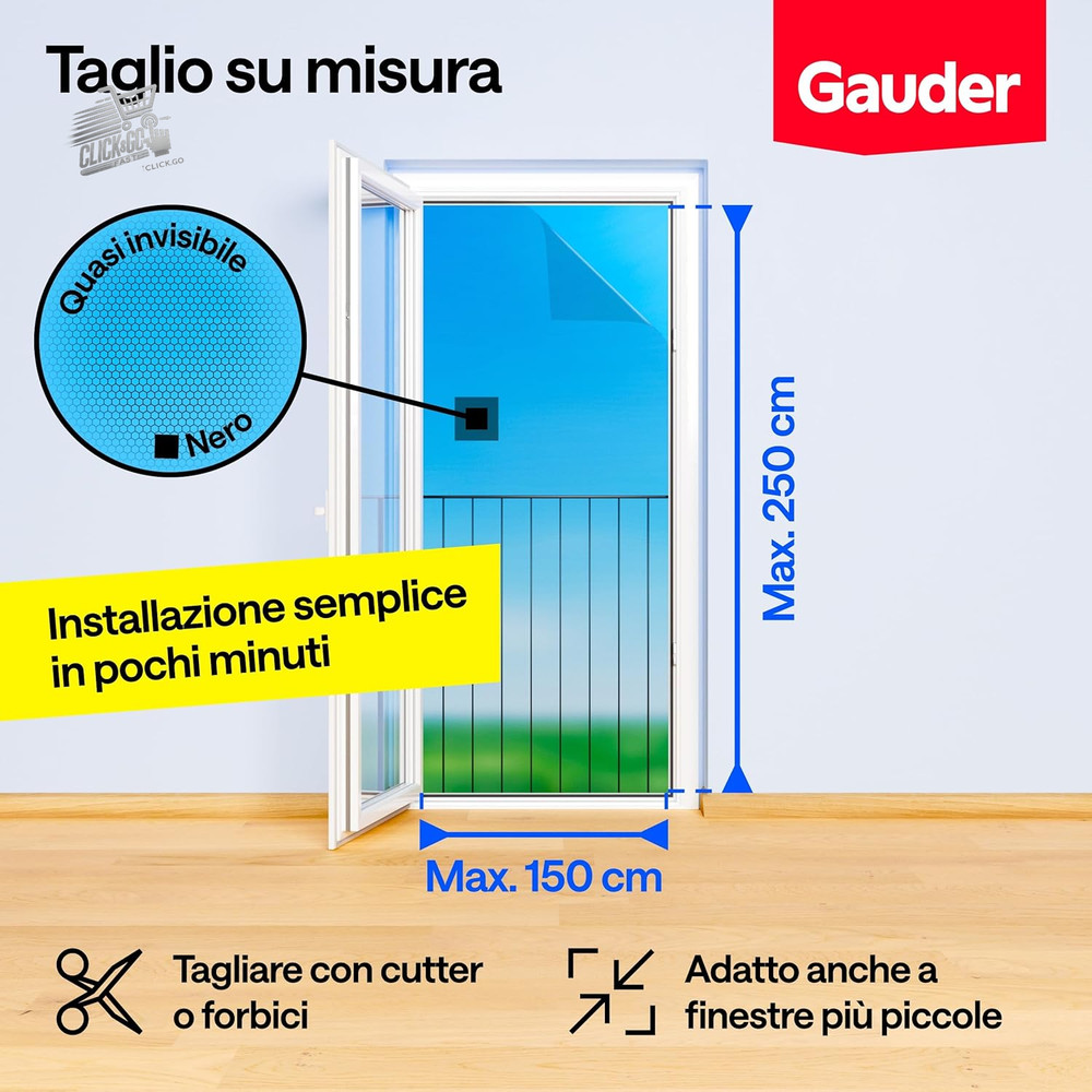 Floor Window Mosquito Net - Insect Net for Large Window - Za