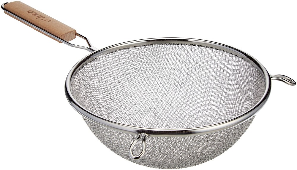MS3A-8D Strainer with Double Fine Mesh, 8-Inch Diameter, Medium, Stainless St...