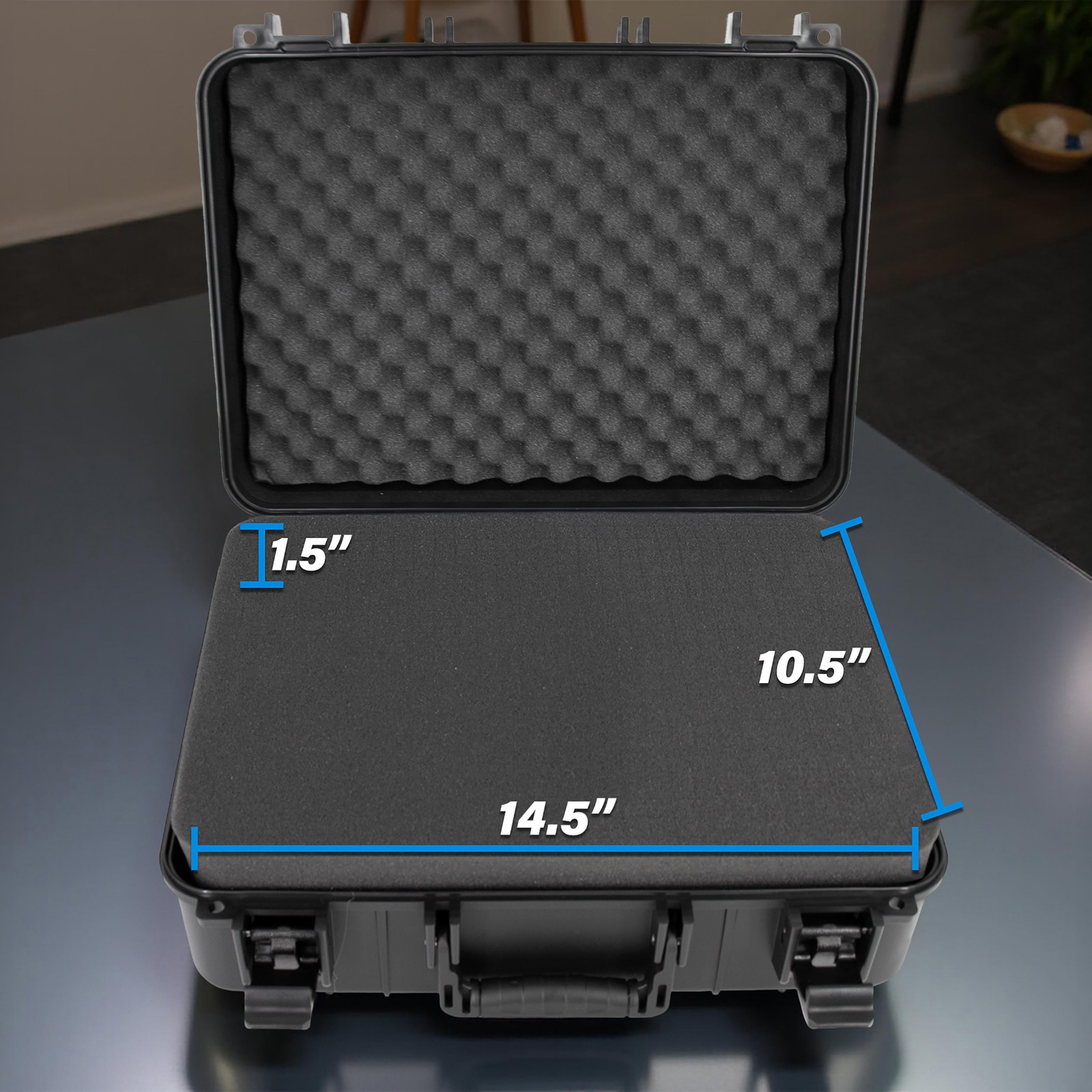 Casematix Hard Microphone Case fits Shure & Sennheiser Wireless Mic Systems