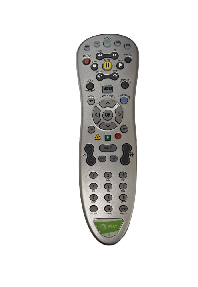 AT&T RC1534801 U-Verse TV Remote Control
