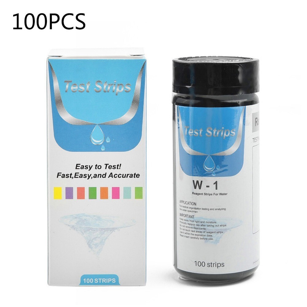 100PCS Water Total Hardness Test Strips Quick and Easy Testing Kit 0-425 PPM
