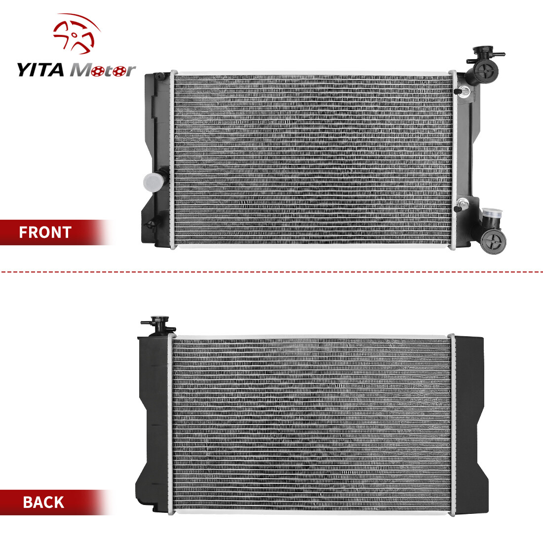 YITAMOTOR A/T Radiator For 09-19 Toyota Corolla 09-14 Matrix 1.8L Aluminum 13106