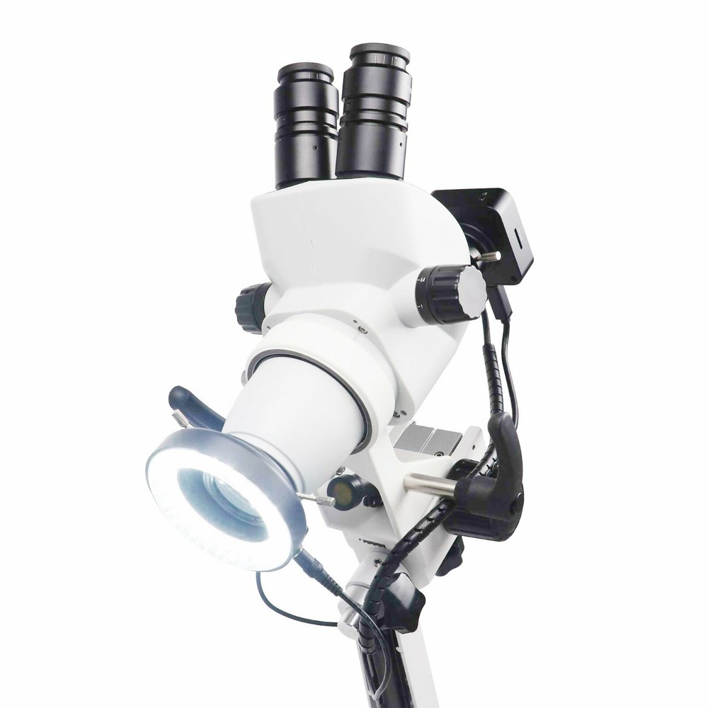 Dental Chair Unit Operating Microscope Endodontic Microscope + Camera Led Light