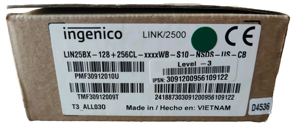 Ingenico Link 2500 Card Reader | New | Tested | Open Box | CiB