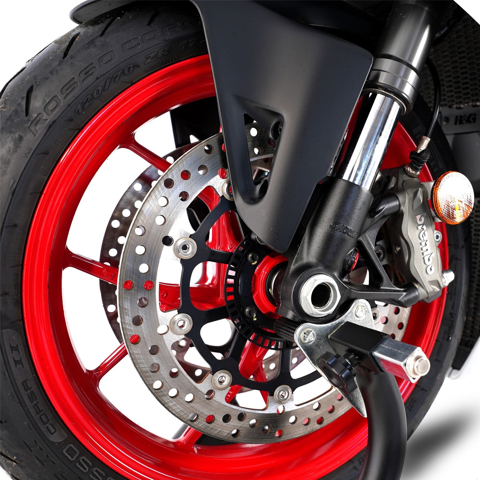 R&G Workshop Paddock Stand Black Front BMW R12 nineT 2024 - 2025