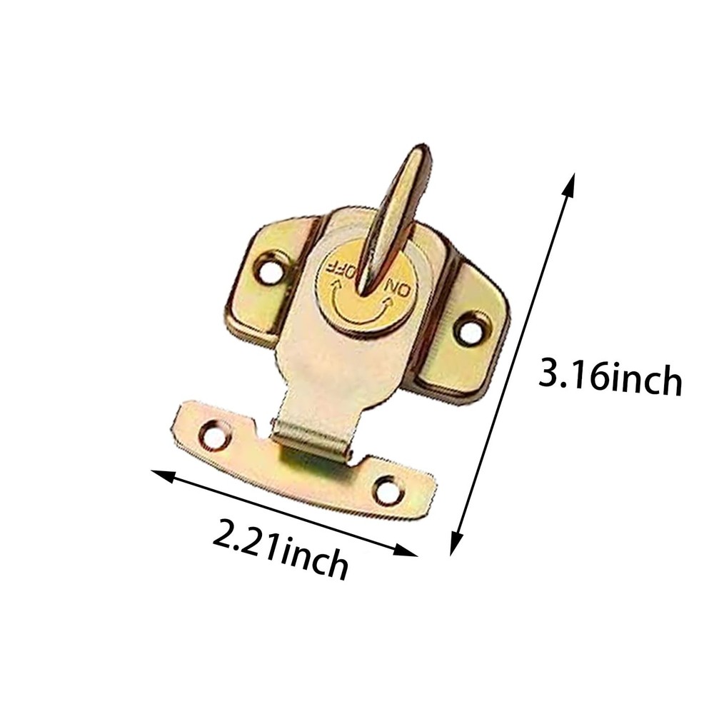 4 PCS Metal Table Locks Dining Training Buckles Connectors Leaf Latch Spring