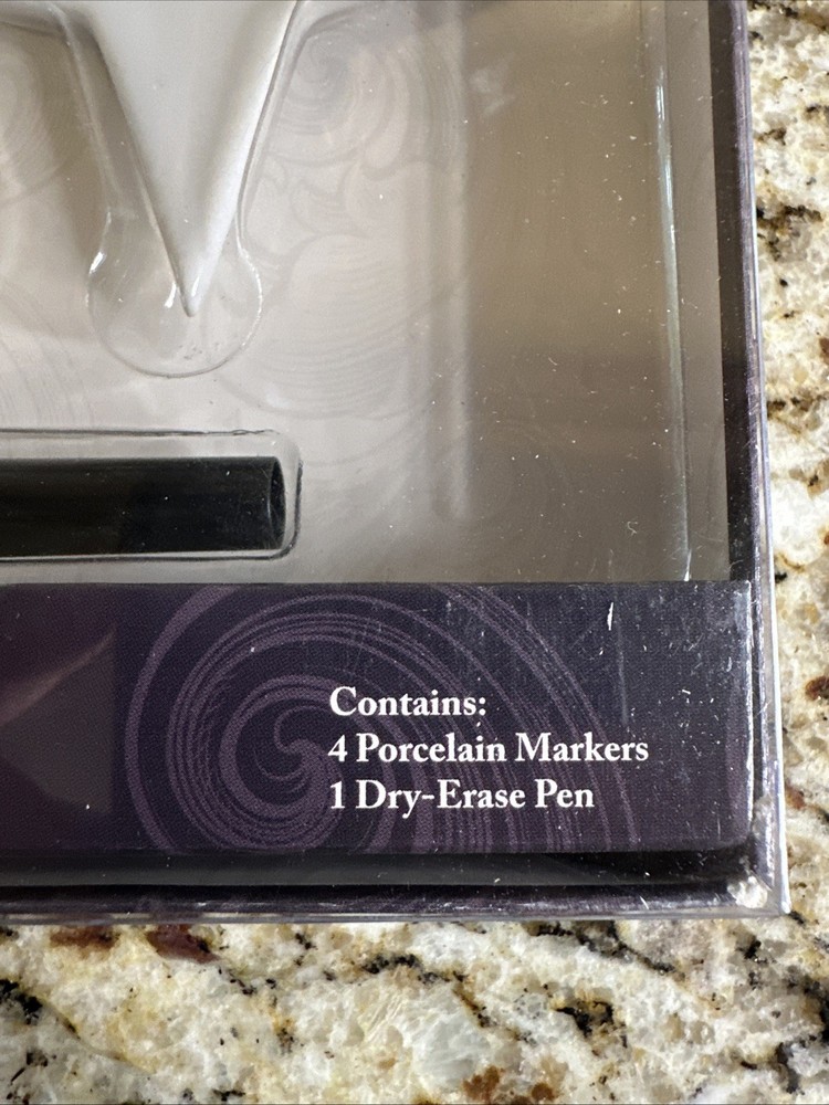 Epic brand Cheese Marker Set features a "Fleur de Lis & Scroll" design