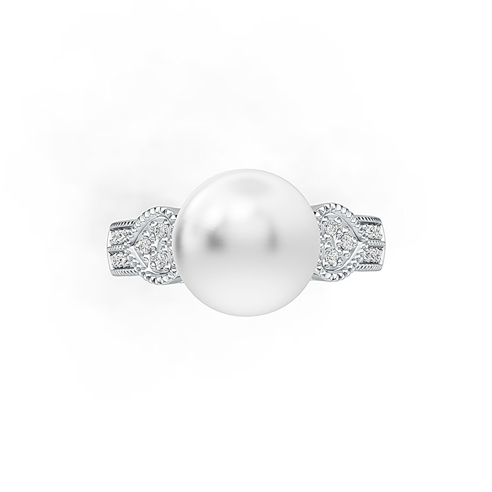 Sterling Silver Semi Mount Ring Setting Round RD 10x10mm