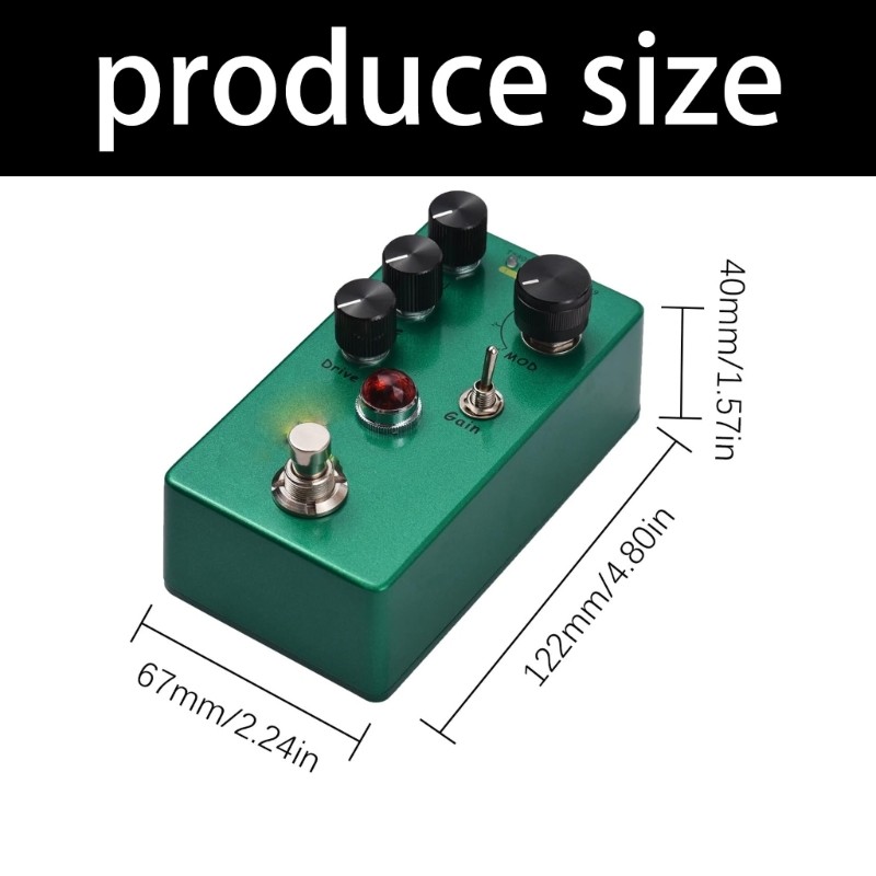 Guitar Effect 4 Selector Button for Guitar Level/Tone/Drive Controller Guitar