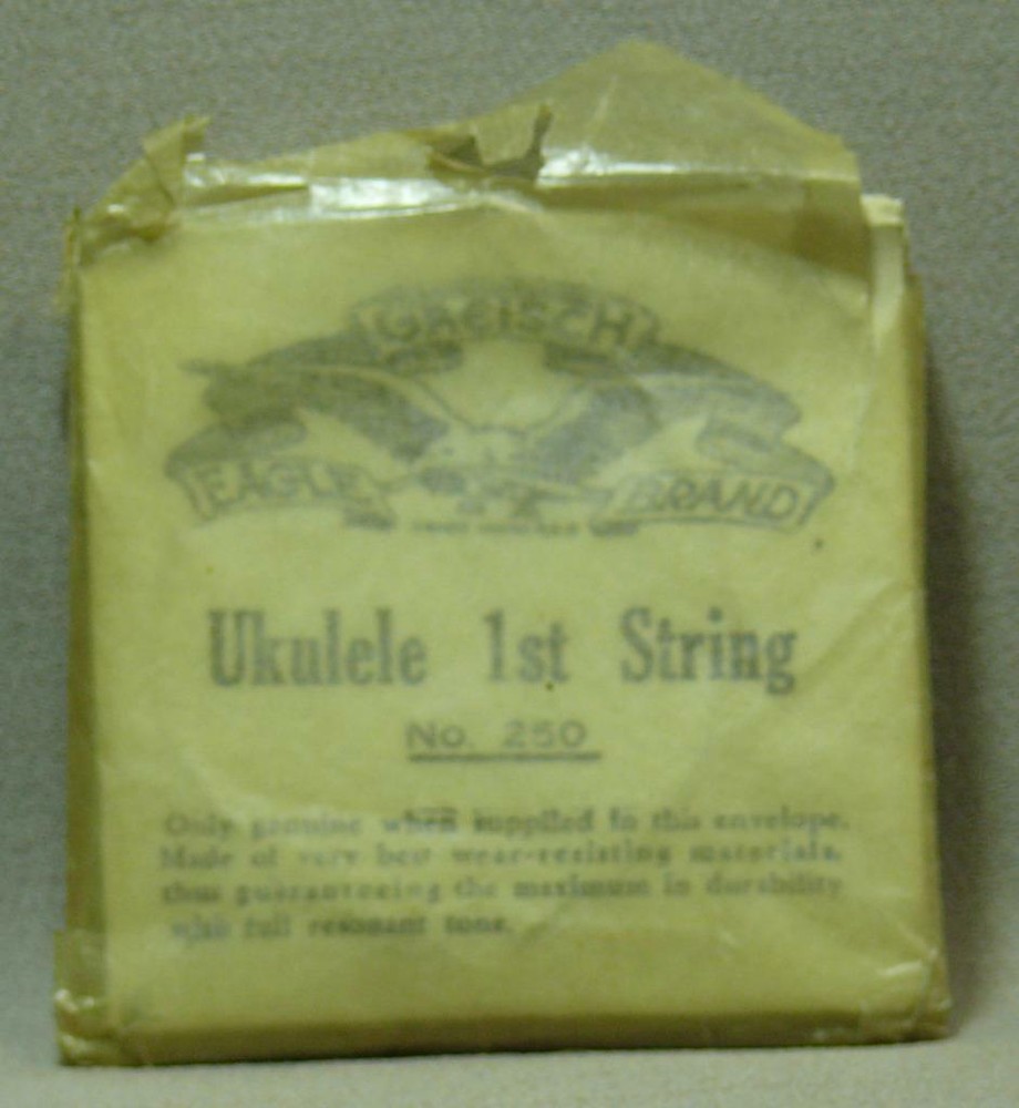Two Vintage Gretsch Eagle Brand Ukulele Replacement String Set