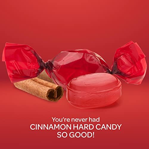 Cinnamon Hard Candy, Bulk Pack 2 Pounds, Individually Wrapped Old-Fashioned
