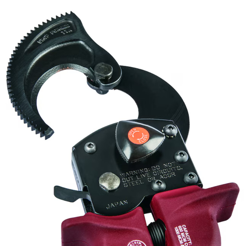 Klein Tools Ratcheting Cable Cutter Compact 1000 MCM Electrical New Box