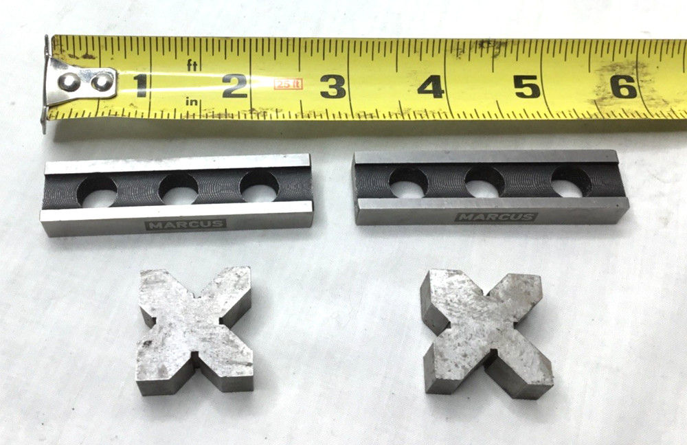 Marcus Parallel Setup Blocks + Unmarked X-Blocks Machinist Set 4-Piece