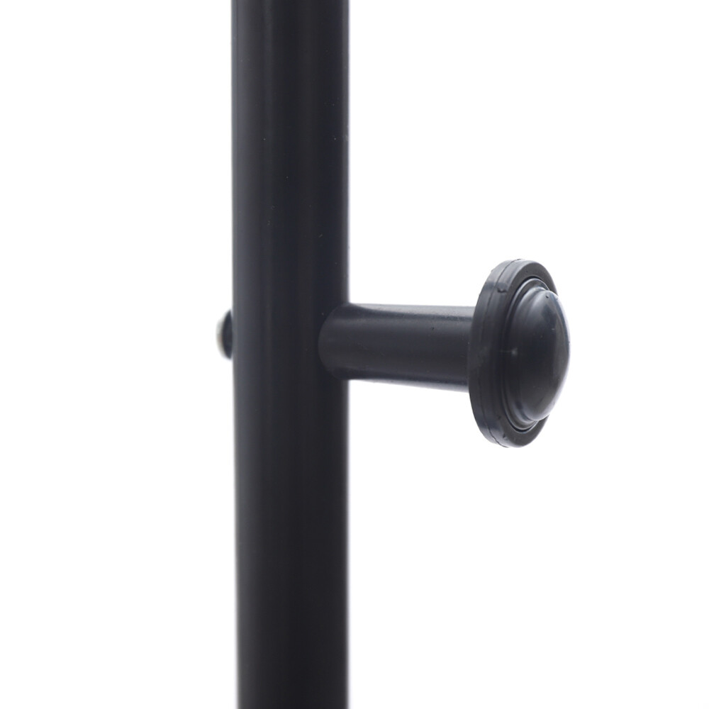 Clothing Rack Garment Rack Clothes Hanger Rolling Base w/ 2 Metal Basket Retail