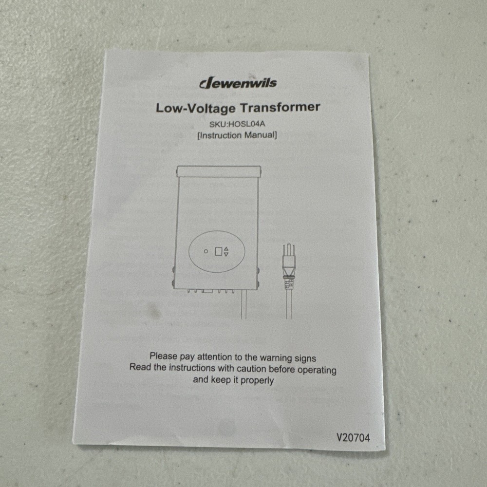 DEWENWILS 200WLow Voltage Landscape Transformer, W/ Timer and Photocell Sensor
