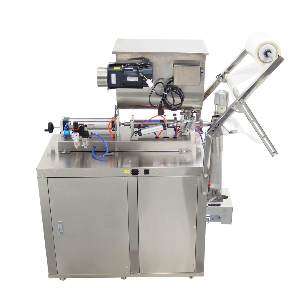 Horizontal Automatic Quantitative Filling Machine Mixing Hopper for Liquid Paste