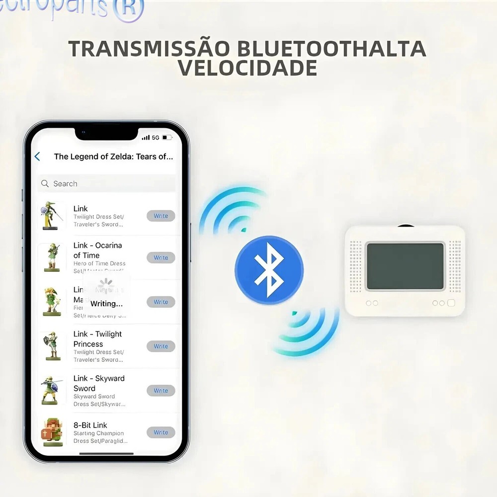 For Amiibo Emulator Bluetooth-Compatible Emulator for Nintendo Switch