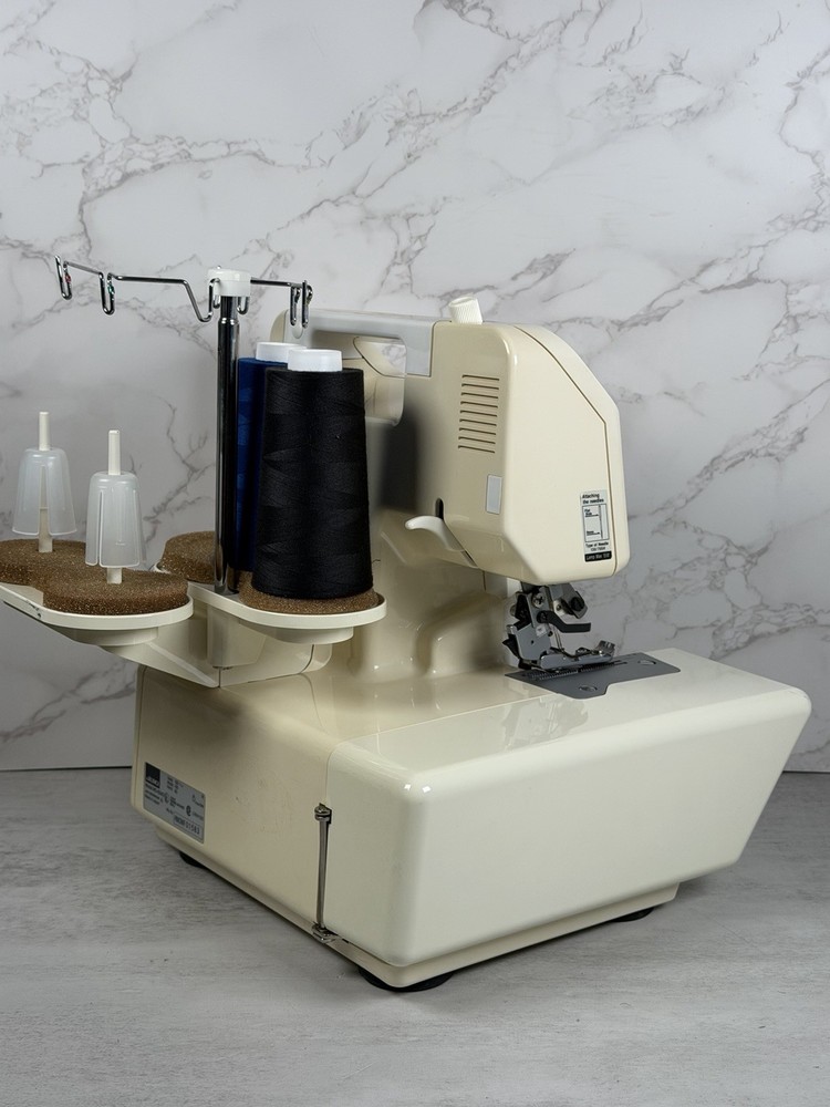 Juki Sewing Machine Model MO-634D Japan Tested Working With Case