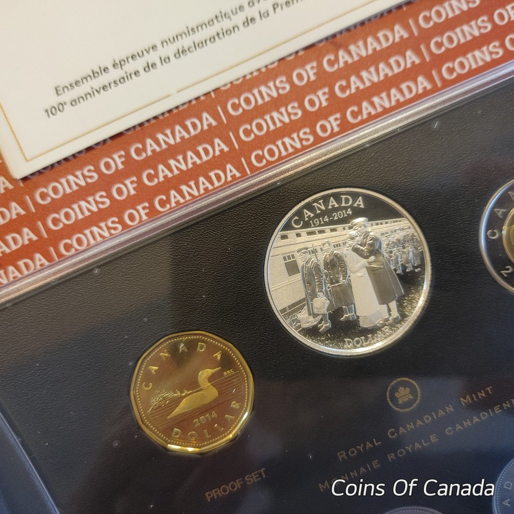 2014 Canada Special Edition Silver Dollar Proof Set -Damaged Case #coinsofcanada