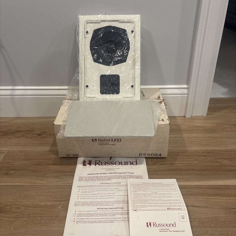 Russound SP 502 In-Wall / Ceiling 5.25” Speaker Brand New Open Box