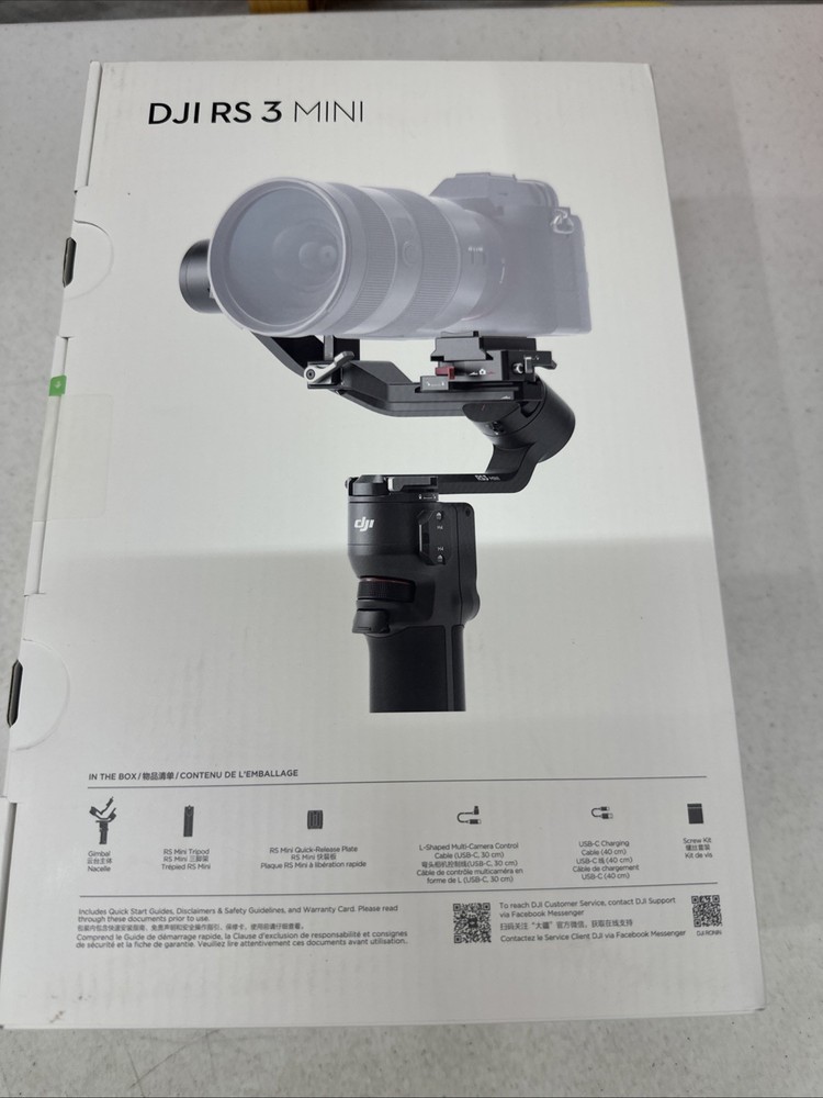 DJI RS 3 Mini 3-Axis Gimbal Stabilizer - New Sealed