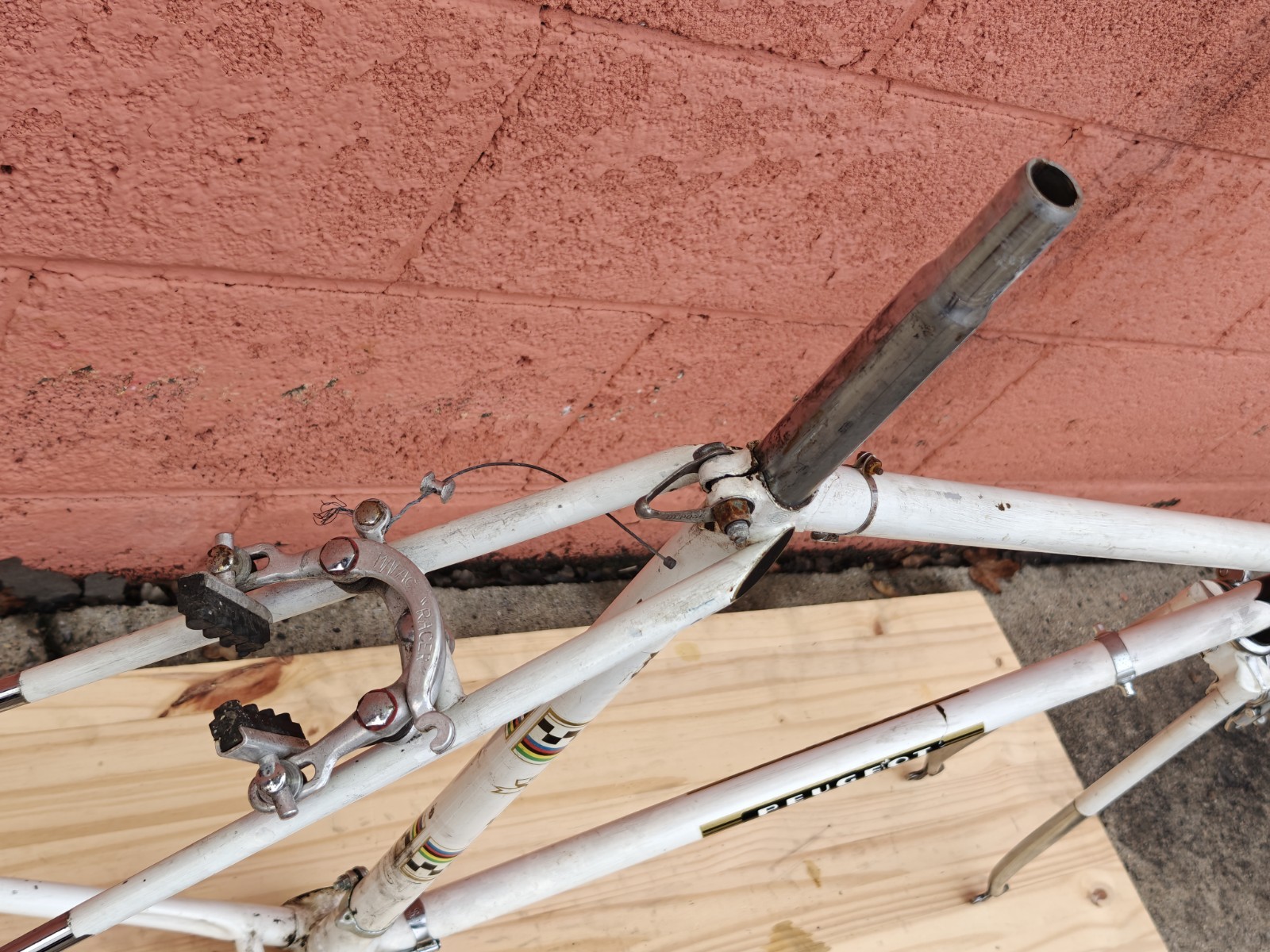 Peugeot PX-10 Vintage Bicycle Frame / Partial Bicycle 54/55cm