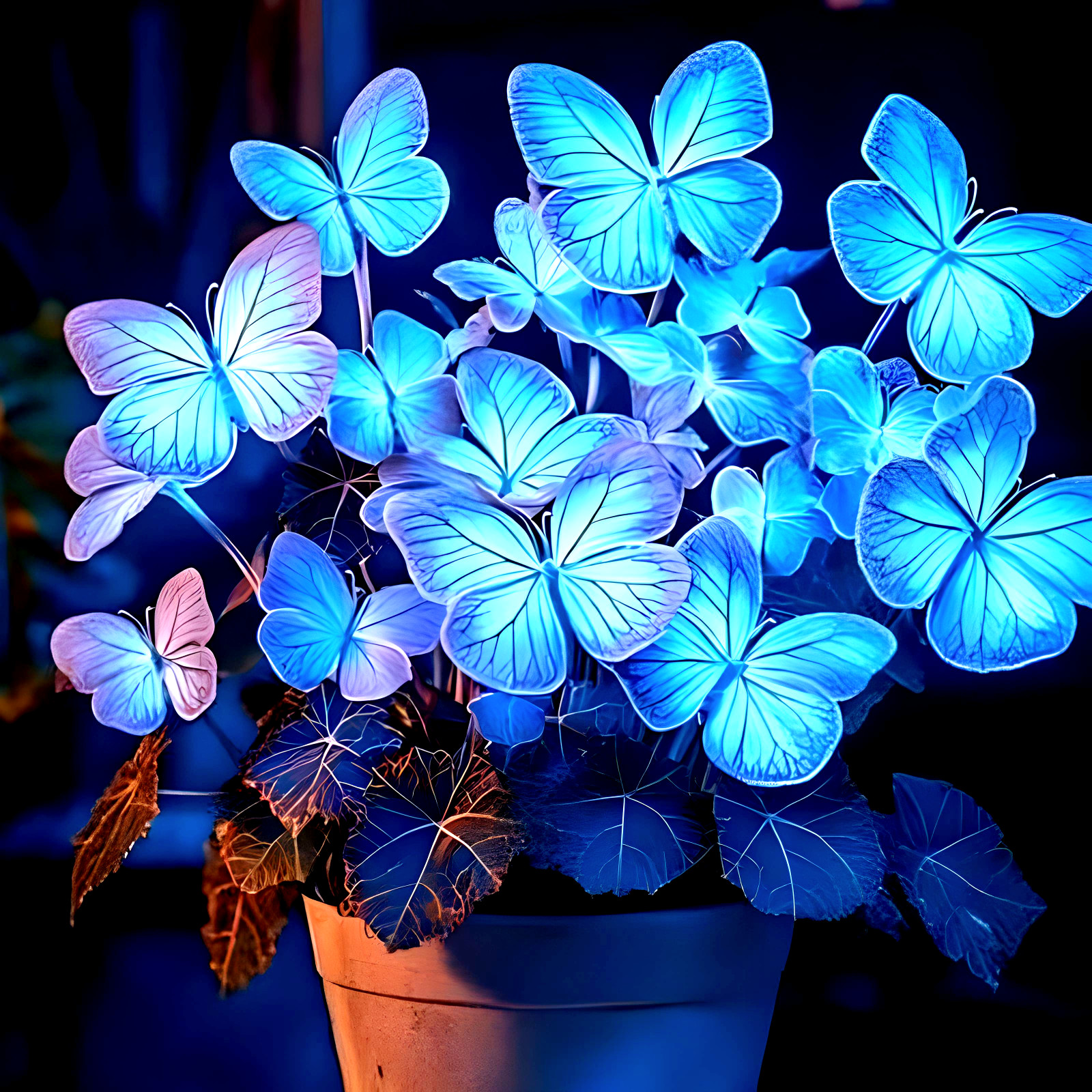 50 Heirloom Blue Butterfly Coleus Seeds – Rare Ornamental Foliage Plant – Vibran